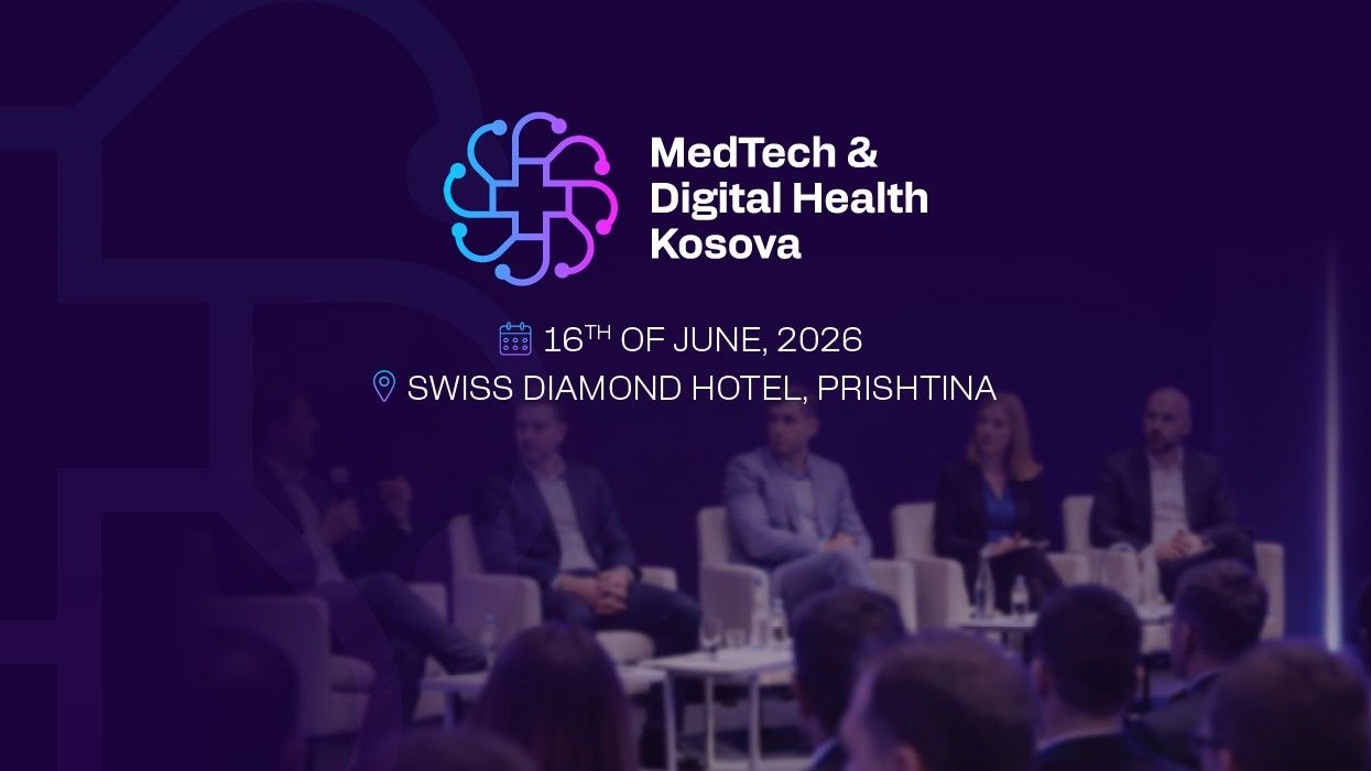 MedTech & Digital Health Kosova 2026: Platforma që bashkon inovacionin, teknologjinë dhe të ardhmen e kujdesit shëndetësor MedTech & Digital Health Kosova 2026: Platforma që bashkon inovacionin, teknologjinë dhe të ardhmen e kujdesit shëndetësor