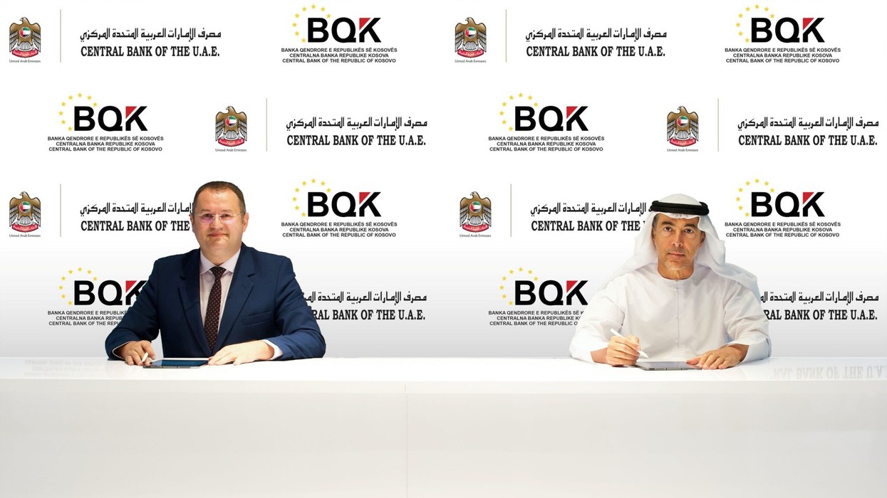 BQK dhe CBUAE nënshkruajnë marrëveshje për shkëmbim ekspertize në fushën financiare