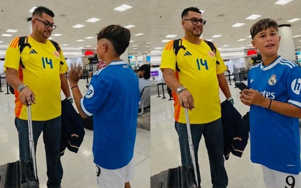 Videoja që po përlot të gjithë: Djali mëson në aeroport se do të shkojë në Kupën e Botës Videoja që po përlot të gjithë: Djali mëson në aeroport se do të shkojë në Kupën e Botës