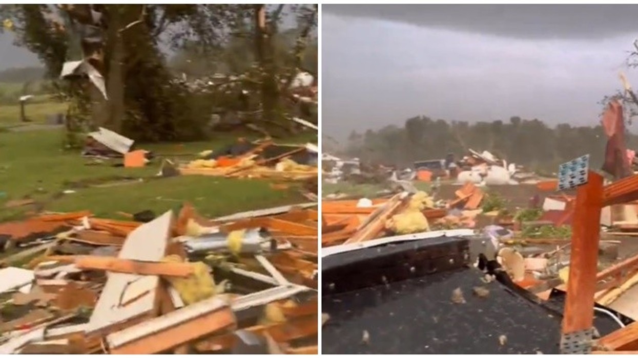 Tornado i shkatërron shtëpinë para syve të tij, amerikani filmon momentin dramatik