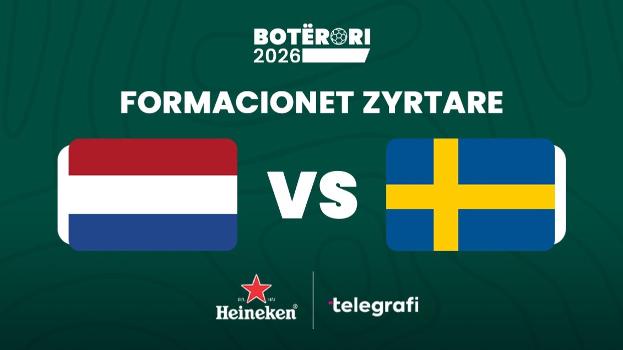 Dueli i yjeve të futbolllit botëror, formacionet zyrtare: Holandë - Suedi