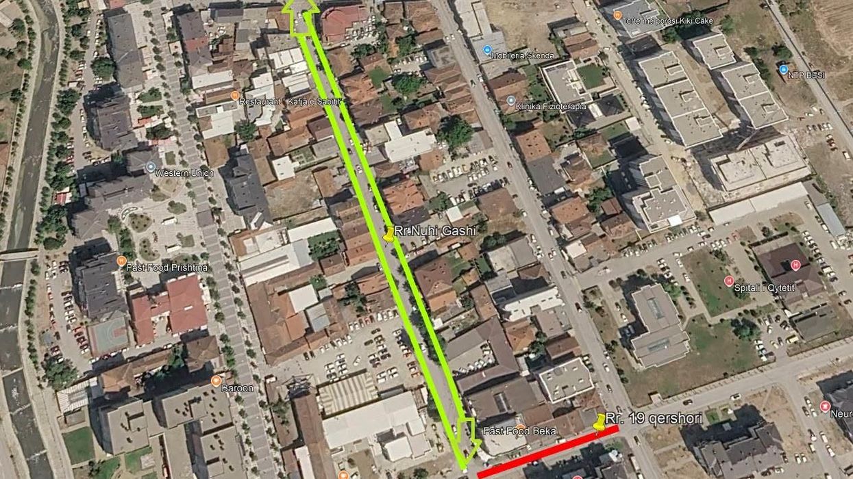 Mbyllet segmenti i dytë i rrugës "19 Qershori" në Podujevë, hapet për qarkullim segmenti i parë Mbyllet segmenti i dytë i rrugës