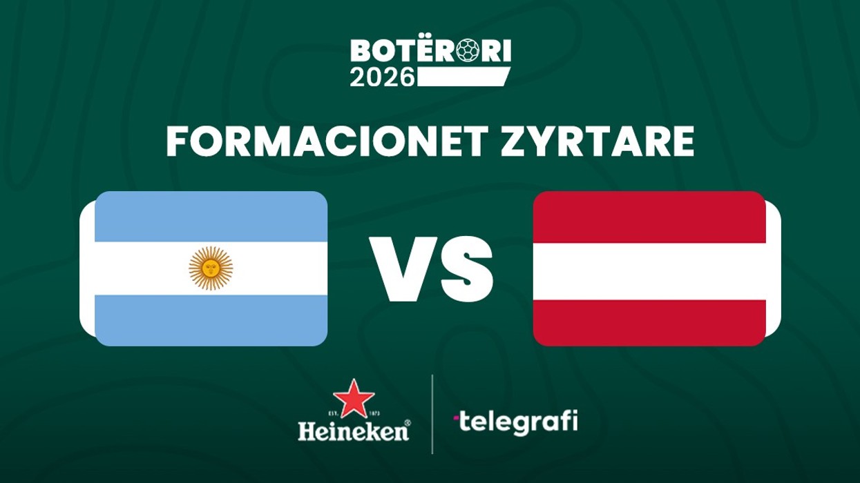 Formacionet zyrtare, Argjentinë - Austri: Messi luan nga minuta e parë