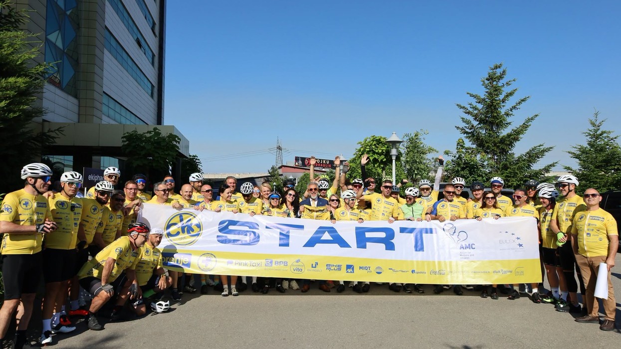 Cycle Kosovo for Children mbledh 16,000 € për Klinikën e Pediatrisë, vazhdon fushata drejt synimit prej 25,000 €