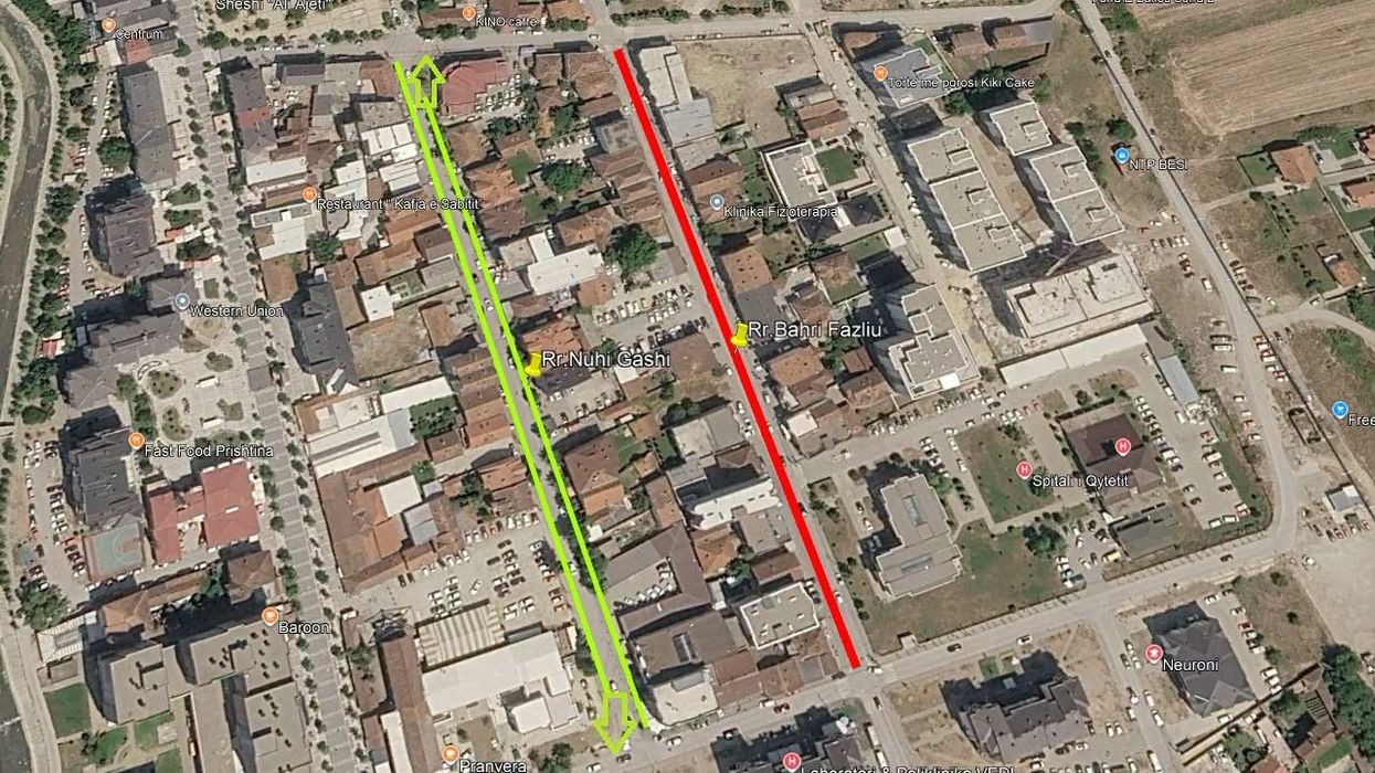 Mbyllet për qarkullim segmenti i rrugës “Bahri Fazliu” në Podujevë për shkak të punimeve në kolektorin e ujërave të zeza Mbyllet për qarkullim segmenti i rrugës “Bahri Fazliu” në Podujevë për shkak të punimeve në kolektorin e ujërave të zeza