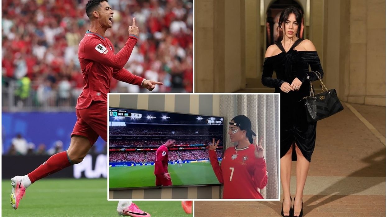 Georgina larg stadiumit, por jo larg Ronaldos, reagimi i saj pasi futbollisti shënoi golin e parë në këtë kampionat Georgina larg stadiumit, por jo larg Ronaldos, reagimi i saj pasi futbollisti shënoi golin e parë në këtë kampionat