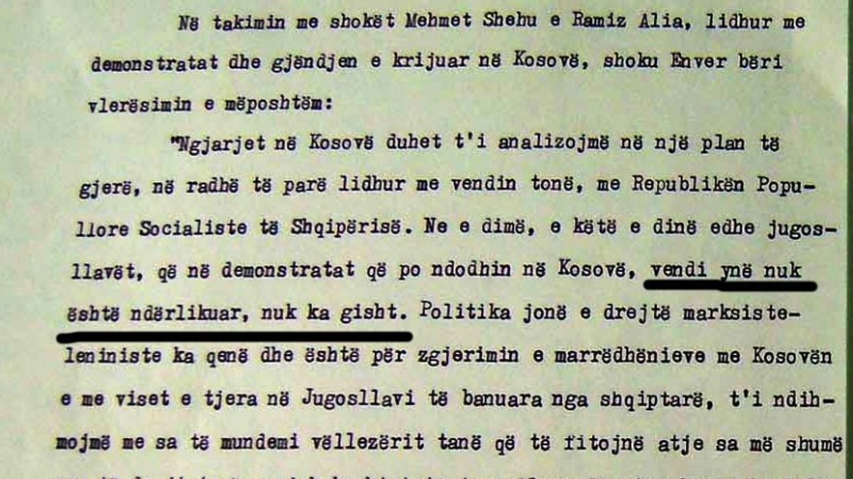 “Nuk kemi gisht në demonstratat në Kosovë” “Nuk kemi gisht në demonstratat në Kosovë”