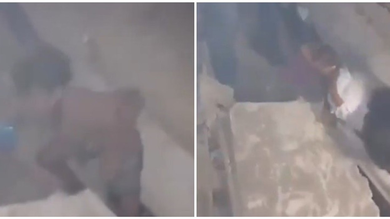 Momenti kur tre fëmijë shpëtohen nga rrënojat në Venezuelë