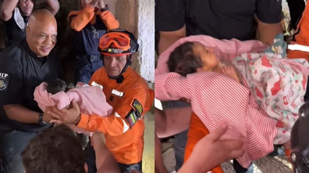 Mrekulli në rrënoja, foshnja shpëtohet 32 orë pas tërmeteve në Venezuelë - lot dhe duartrokitje Mrekulli në rrënoja, foshnja shpëtohet 32 orë pas tërmeteve në Venezuelë - lot dhe duartrokitje