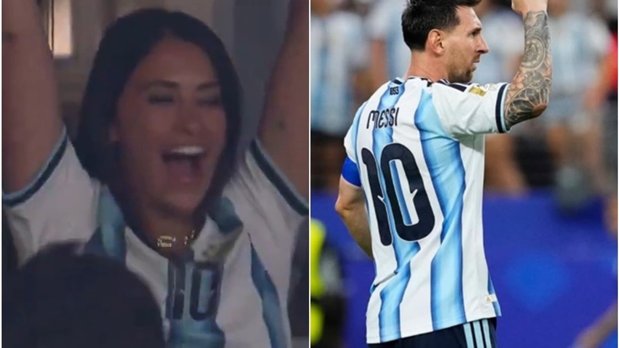 Antonela Roccuzzo rrëmbeu vëmendjen duke festuar golin spektakolar të Lionel Messit