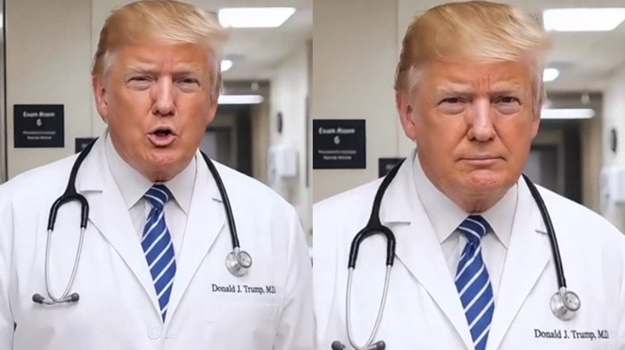 Trump publikon video me AI ku shfaqet si mjek dhe "shëron" kritikët e tij