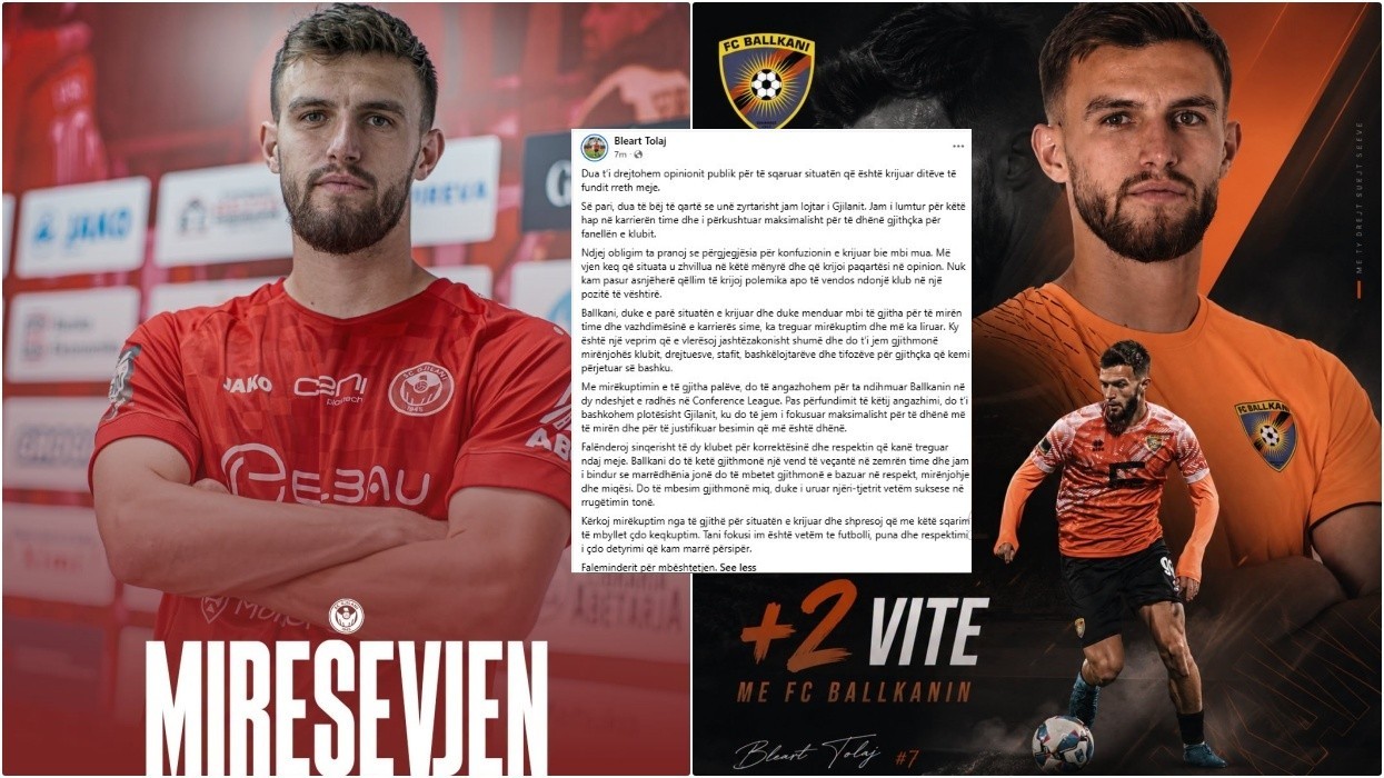 I Gjilanit apo i Ballkanit? Bleart Tolaj thyen heshtjen dhe zbulon të vërtetën pas kaosit që tronditi futbollin kosovar