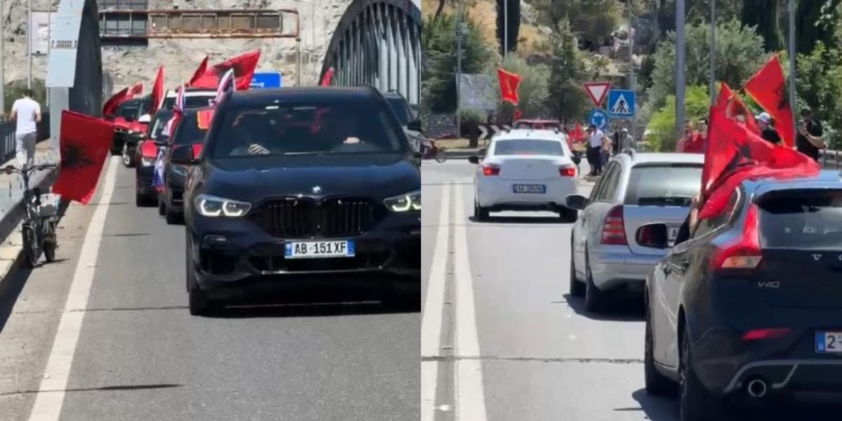 Sot protesta kombëtare, diaspora mbërrin në Shkodër - me këngë patriotike dhe flamuj, vijojnë rrugën drejt Tiranës Sot protesta kombëtare, diaspora mbërrin në Shkodër - me këngë patriotike dhe flamuj, vijojnë rrugën drejt Tiranës