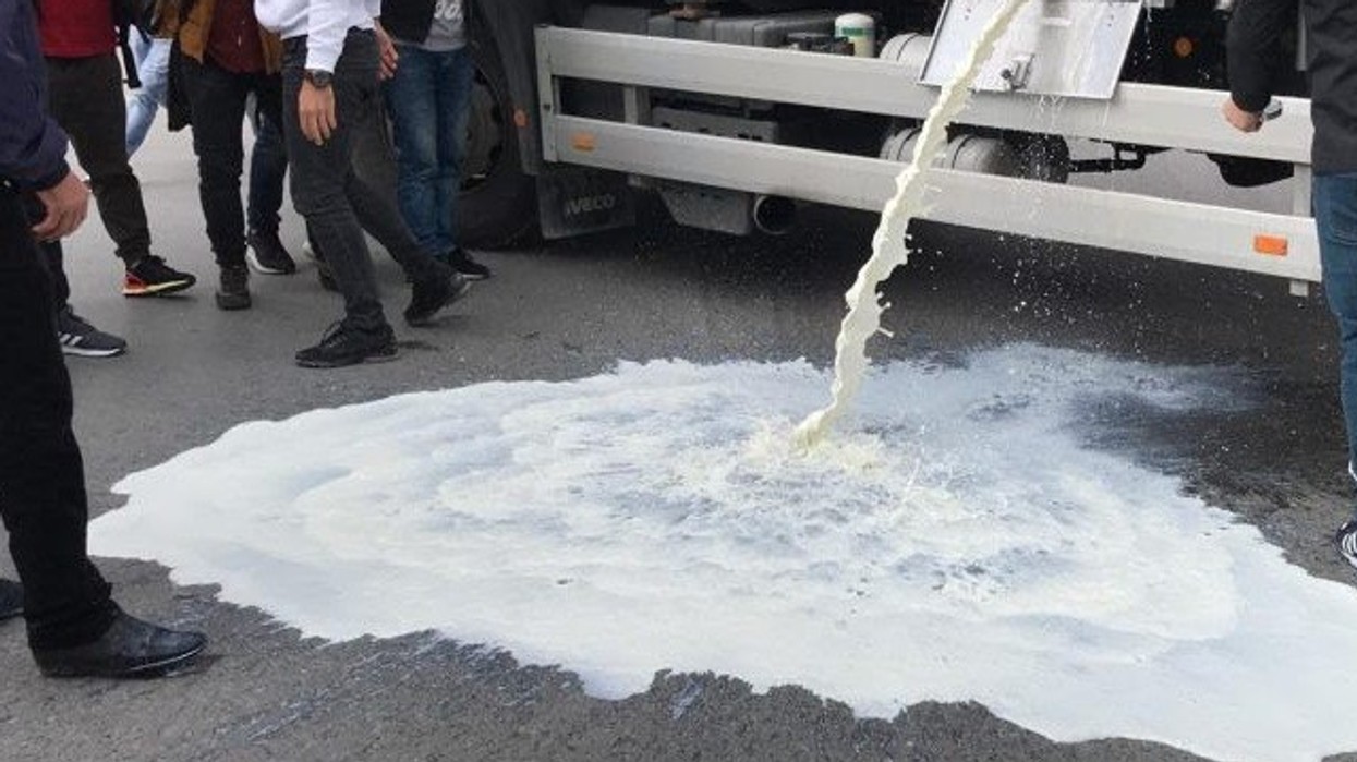 Me cisterna dhe traktorë para Ministrisë, fermerët e qumështit protestojnë sot