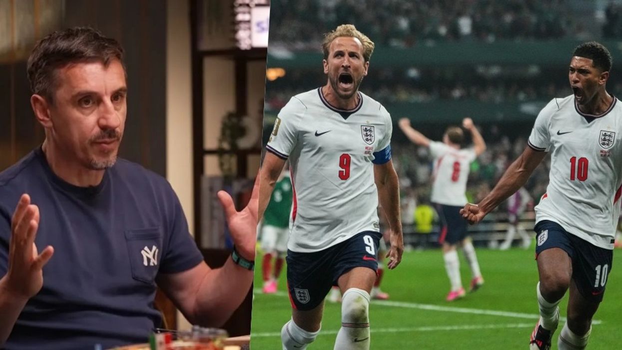 Gary Neville mahnitet nga Anglia: Një nga paraqitjet më të mira që kam parë Gary Neville mahnitet nga Anglia: Një nga paraqitjet më të mira që kam parë