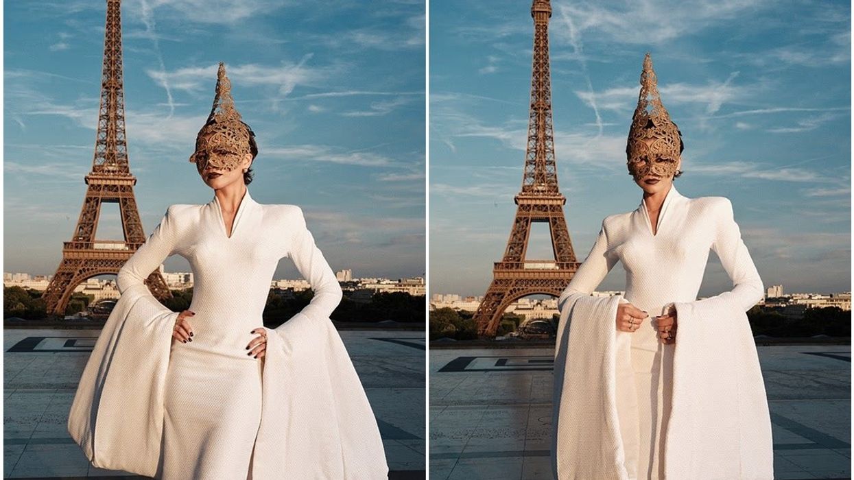 Zendaya tërheq vëmendjen me një maskë të frymëzuar nga Kulla Eiffel në premierën e The Odyssey në Paris Zendaya tërheq vëmendjen me një maskë të frymëzuar nga Kulla Eiffel në premierën e The Odyssey në Paris