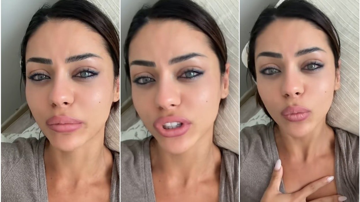Modelja egjiptiane 'shpërthen' në lot për humbjen ndaj Argjentinës
