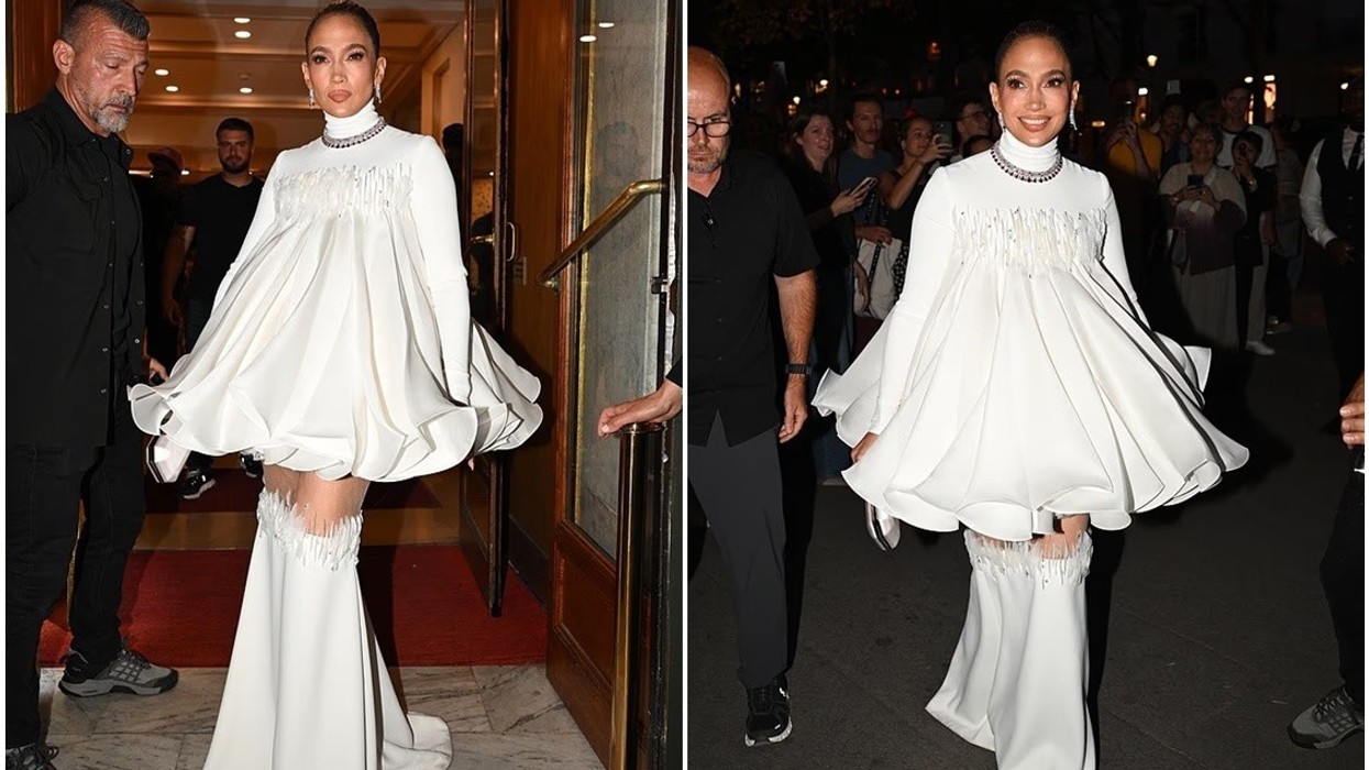 Jennifer Lopez merr vëmendjen me paraqitjen e saj në Paris