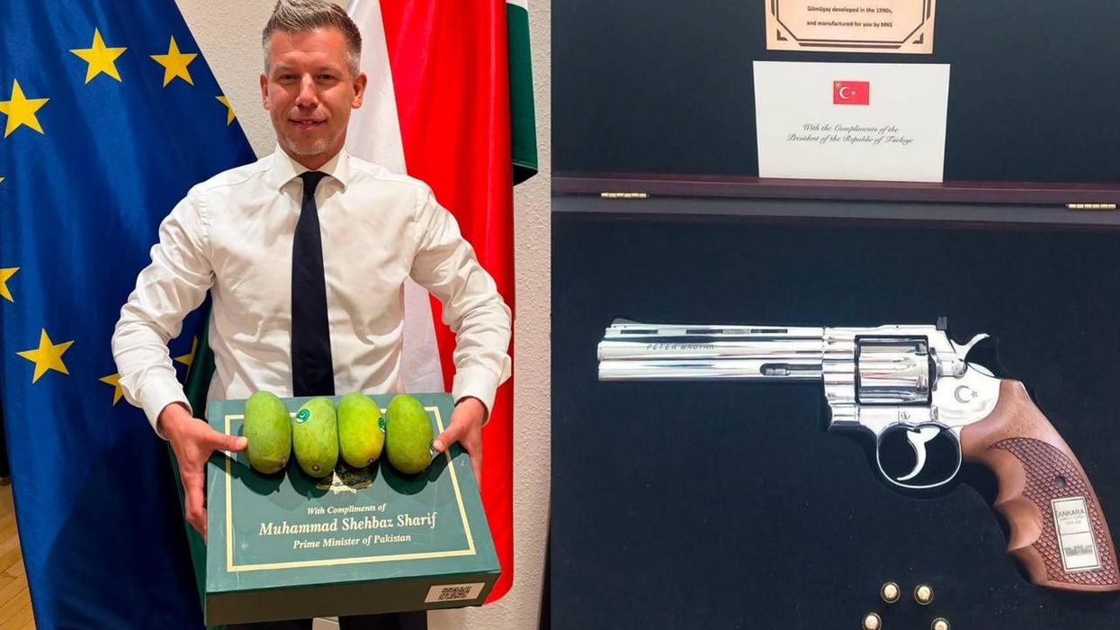 Revolver dhe mango, kryeministri hungarez tregon dhuratat që i mori nga Turqia dhe Pakistani Revolver dhe mango, kryeministri hungarez tregon dhuratat që i mori nga Turqia dhe Pakistani