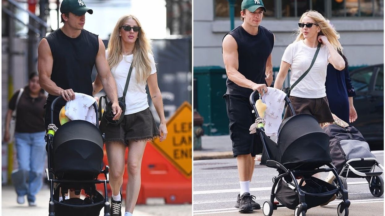 Ellie Goulding, shfaqet me partnerin e saj 29-vjeçar, Beau Minniear dhe vajzën e tyre të porsalindur në New York Ellie Goulding, shfaqet me partnerin e saj 29-vjeçar, Beau Minniear dhe vajzën e tyre të porsalindur në New York