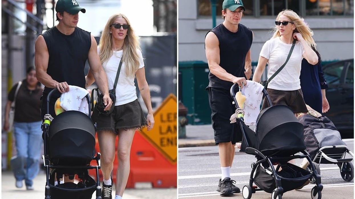 Ellie Goulding, shfaqet me partnerin e saj 29-vjeçar, Beau Minniear dhe vajzën e tyre të porsalindur në New York