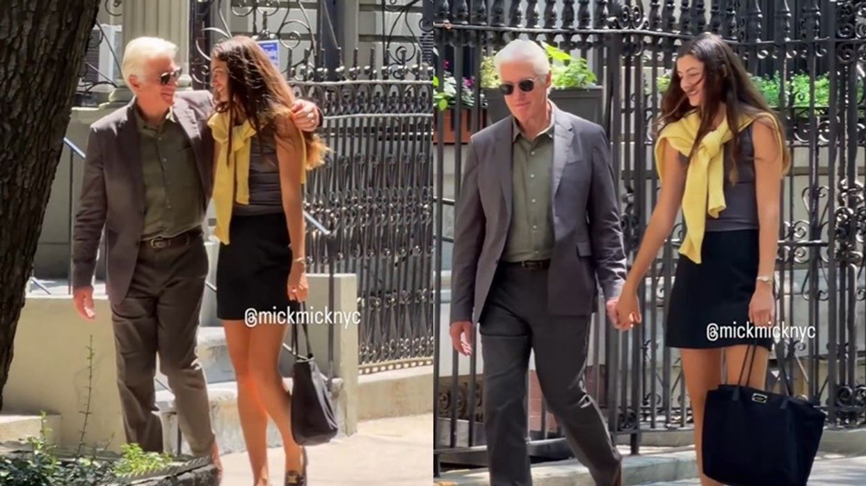 Richard Gere fotografohet me aktoren 48 vjet më të re, filmi i ri ngjall polemika Richard Gere fotografohet me aktoren 48 vjet më të re, filmi i ri ngjall polemika