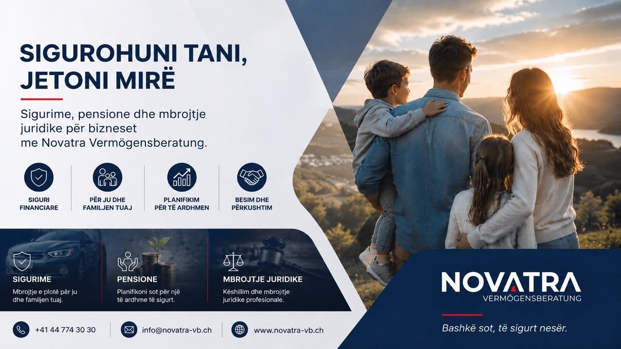 NOVATRA Vermögensberatung - Partneri juaj për siguri familjare në Zvicër