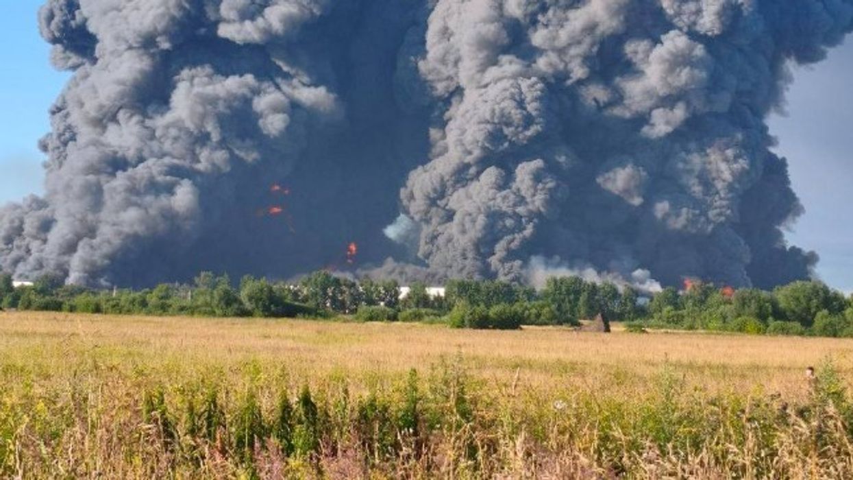 Attack in Moscow region - Ukrainians strike Russia's largest logistics center Attack in Moscow region - Ukrainians strike Russia's largest logistics center
