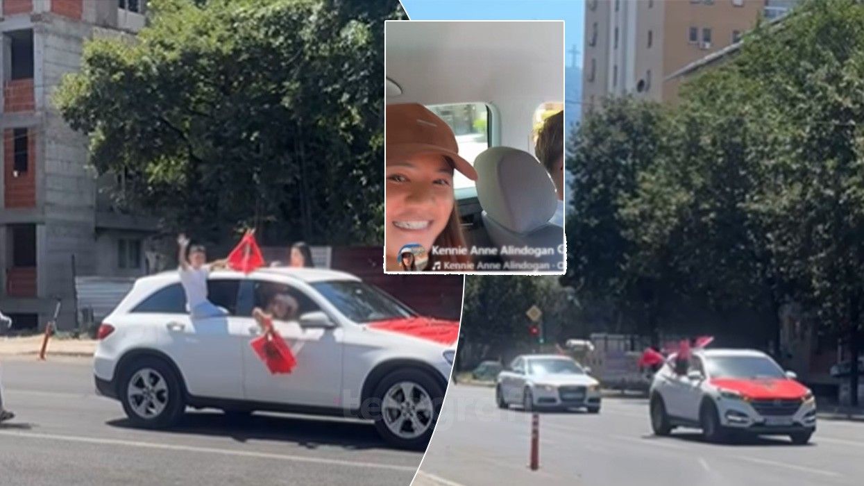 Turistja habitet nga vargu i makinave në një dasmë shqiptare, ftohet t'i bashkohet festës Turistja habitet nga vargu i makinave në një dasmë shqiptare, ftohet t'i bashkohet festës