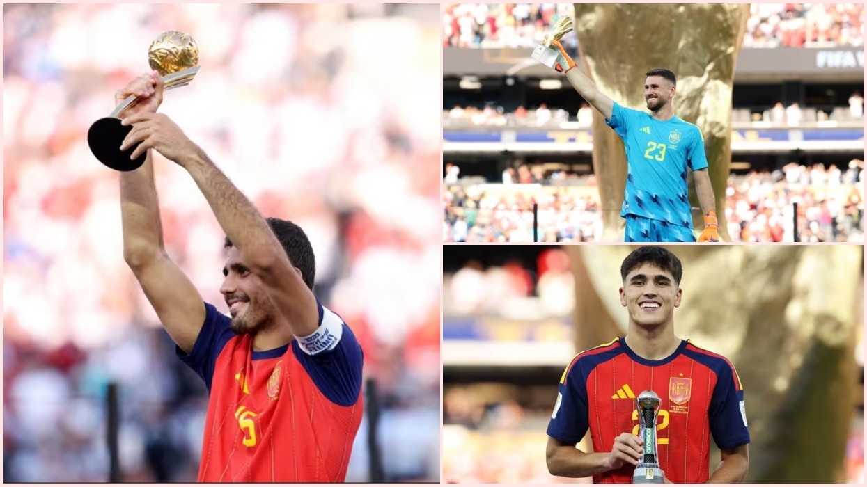 Rodri shpallet lojtari më i mirë i Botërorit, Cubarsi futbollisti më i mirë i ri