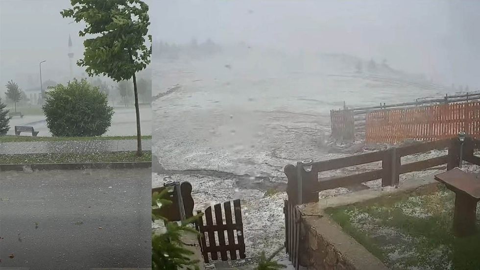 Stuhi dhe breshër godasin Istogun, shkaktohen dëme në bujqësi