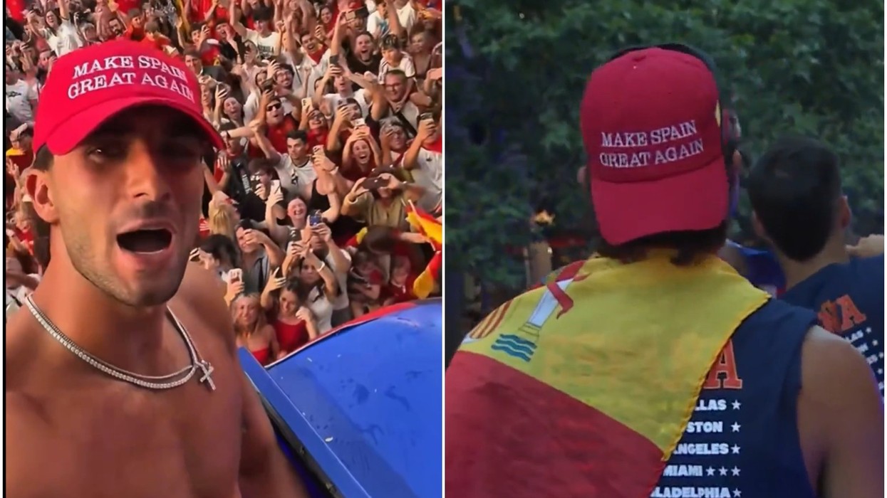 Ferran Torres "kopjon" sloganin e Trumpit, rrjeti shpërthen pas festës së Spanjës