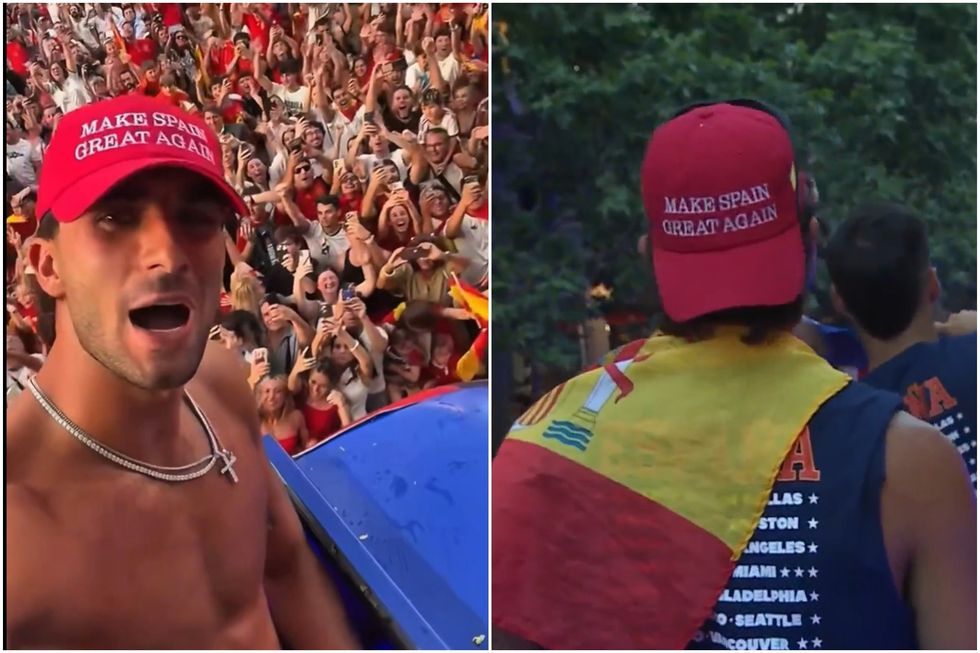 Ferran Torres "kopjon" sloganin e Trumpit, rrjeti shpërthen pas festës së Spanjës
