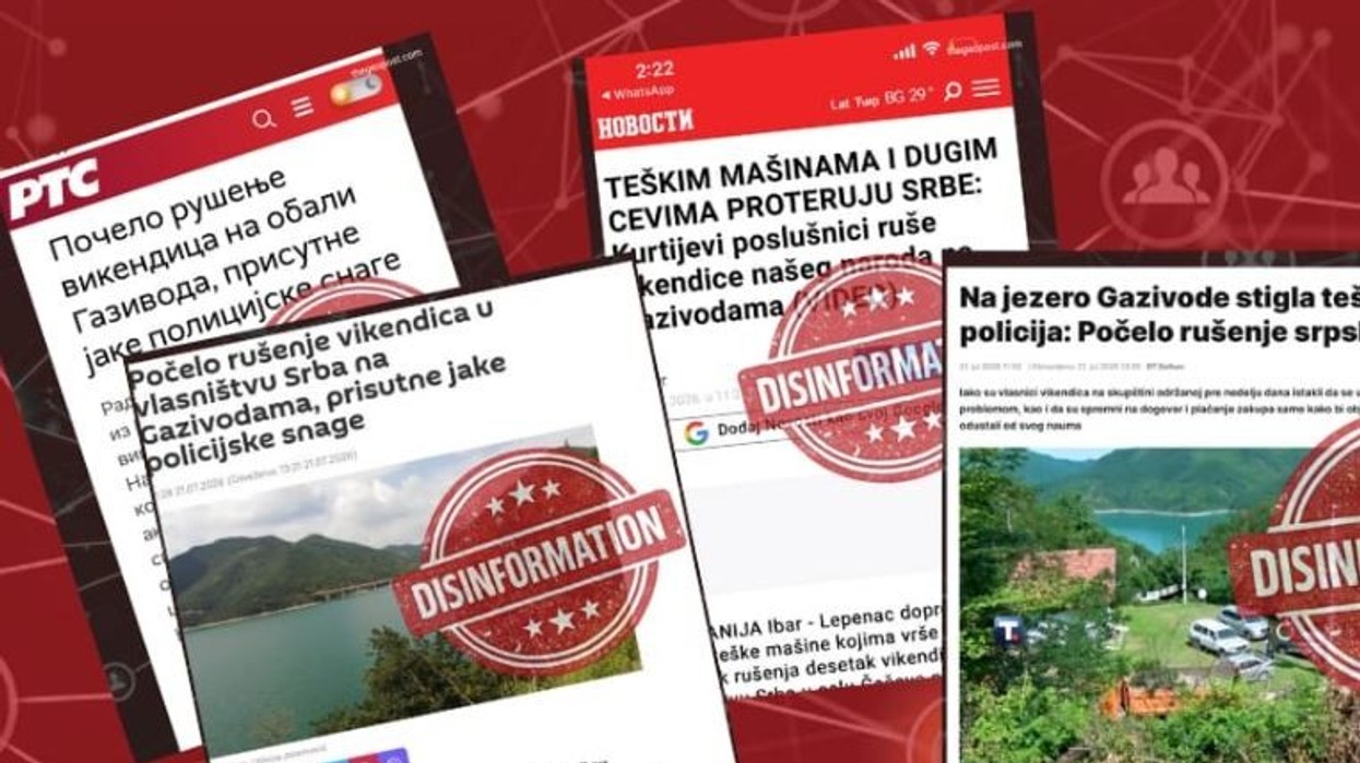 Mediat serbe dezinformojnë për rrënimin e vilave ilegale në Ujman, aksionin e paraqesin si të drejtuar kundër serbëve