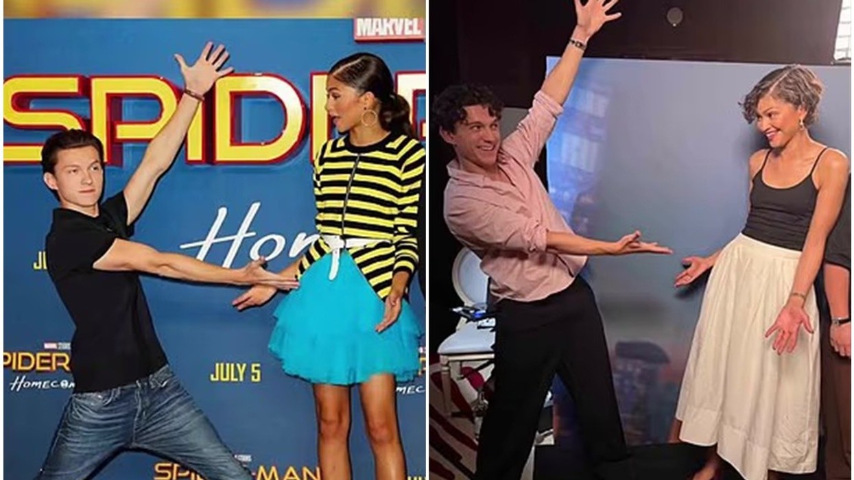 Zendaya dhe bashkëshorti i saj Tom Holland, rikrijojnë fotografitë e tyre 10 vite pas turneut të parë promovues për filmin Spider-Man