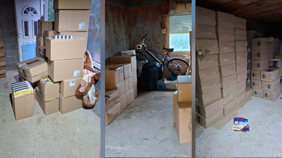 ​Goditet kontrabanda në veri, sekuestrohen 5,550 boksa cigare dhe dy automjete