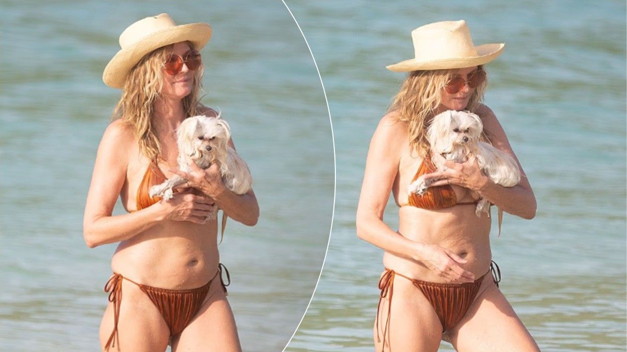 Heidi Klum shfaq linjat e supermodeles me bikini në St. Barts, kalon një ditë plazhi me djalin e saj 20-vjeçar Heidi Klum shfaq linjat e supermodeles me bikini në St. Barts, kalon një ditë plazhi me djalin e saj 20-vjeçar