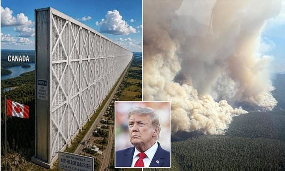 Trump ripërsërit kërcënimin për të ndërtuar 'barrierën e filtrimit të ajrit të Amerikës së Veriut' midis SHBA-së dhe Kanadasë