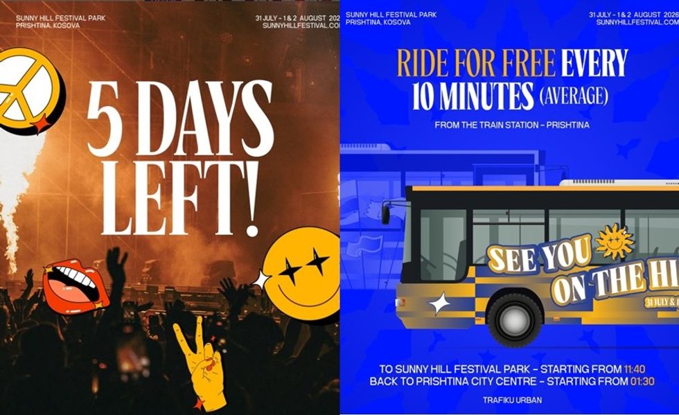 Pesë ditë deri në Sunny Hill Festival - transporti falas edhe këtë vit