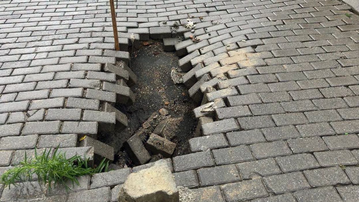 Vërshimet në Rahovec lënë pas vete gropa të mëdha Vërshimet në Rahovec lënë pas vete gropa të mëdha