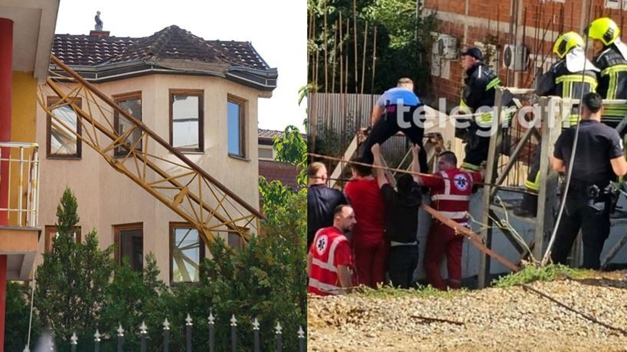Inspektorati i Punës: Vinçi që u rrëzua në Prishtinë po montohej, ishte ende i painspektuar