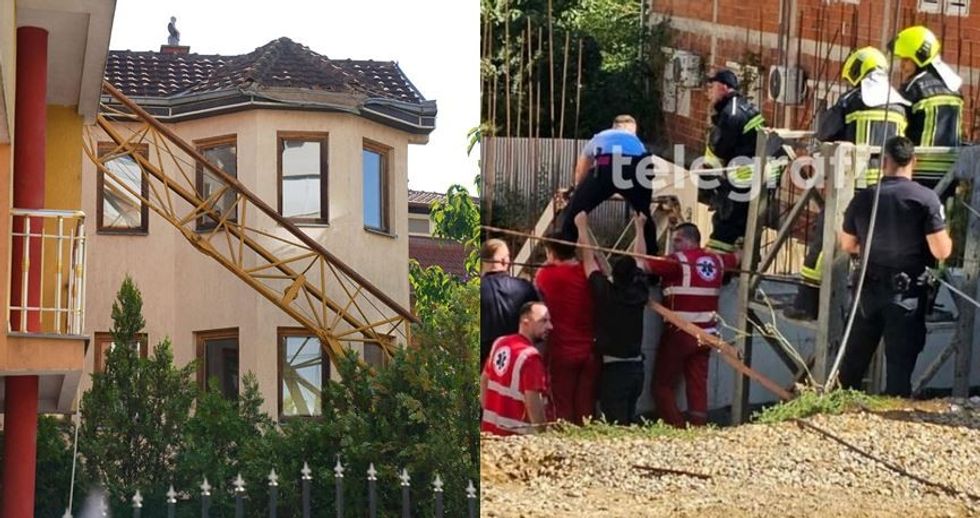 Inspektorati i Punës: Vinçi që u rrëzua në Prishtinë po montohej, ishte ende i painspektuar