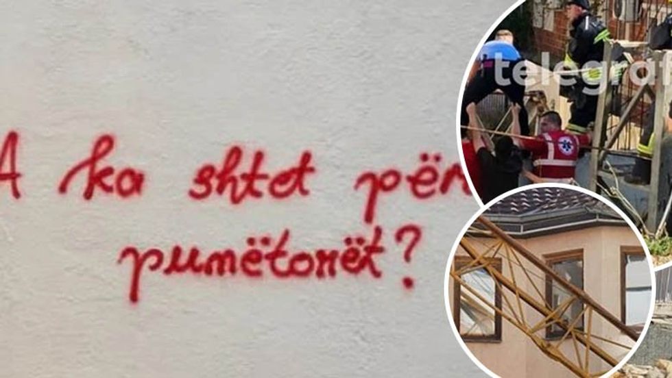 Rasti tragjik në Prishtinë, tre të ndaluar - deklaratat e Inspektoratit të Punës, Prokurorisë dhe revolta përmes grafiteve