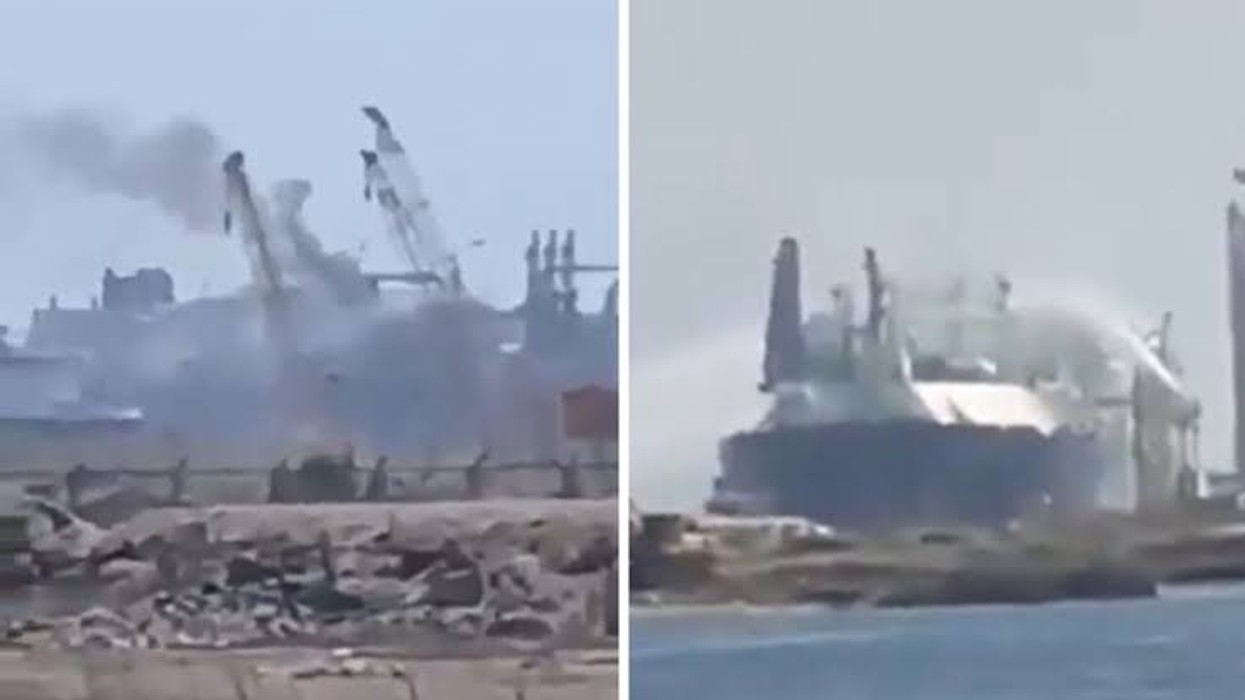 Trump reacts after US gas tanker hit in Egypt