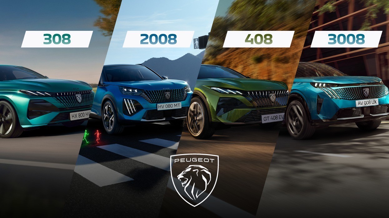 Zgjidhni një nga katër modelet tuaja të preferuara Peugeot