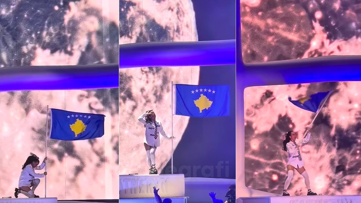 Katy Perry improvizon uljen në Hënë dhe ngre flamurin e Kosovës, momenti që elektrizoi Sunny Hill