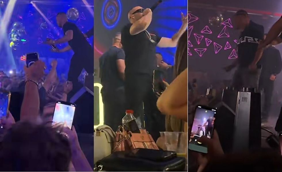 Don Xhoni përballet me një moment tensioni me një fans gjatë koncertit, por vazhdon performancën