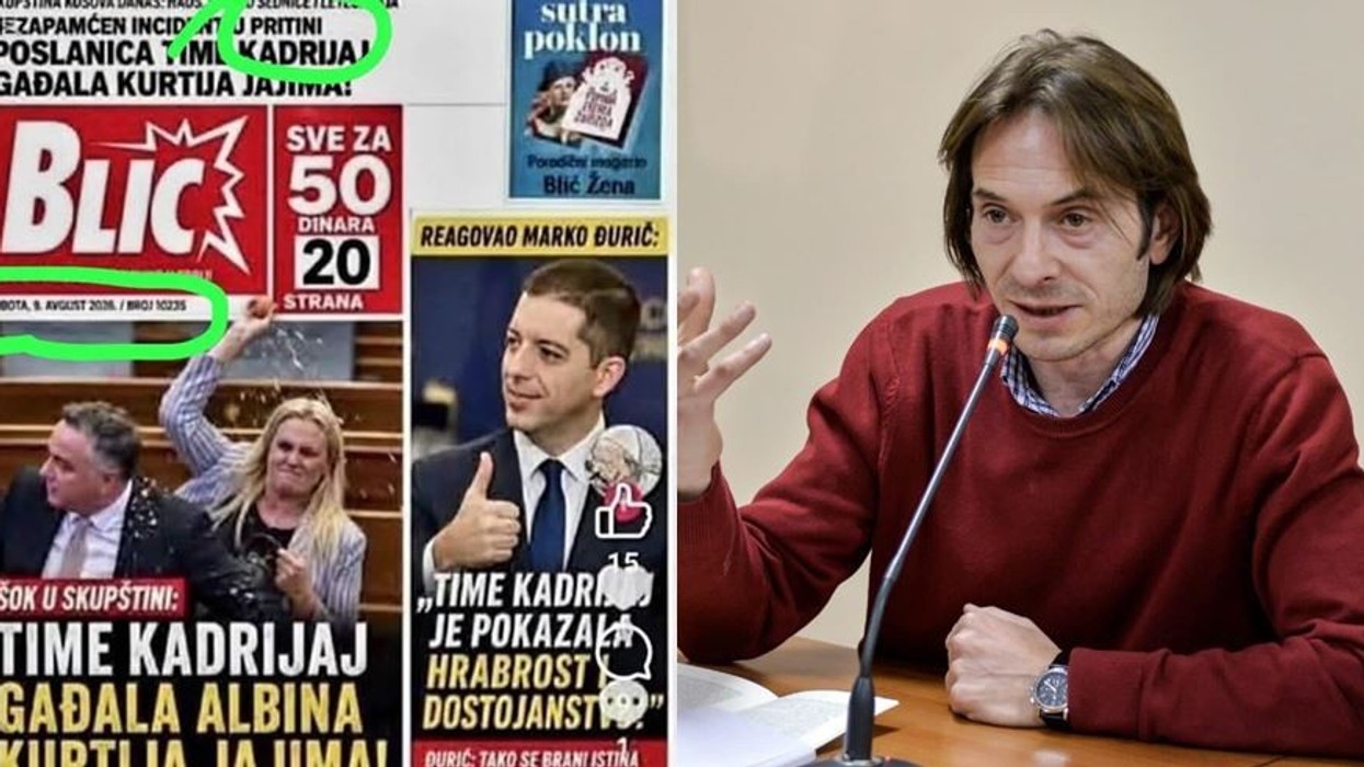 Anëtari i Kryesisë së LVV-së shpërndan ballinë të rreme të “Blic” për incidentin në Kuvend, reagon Aleanca