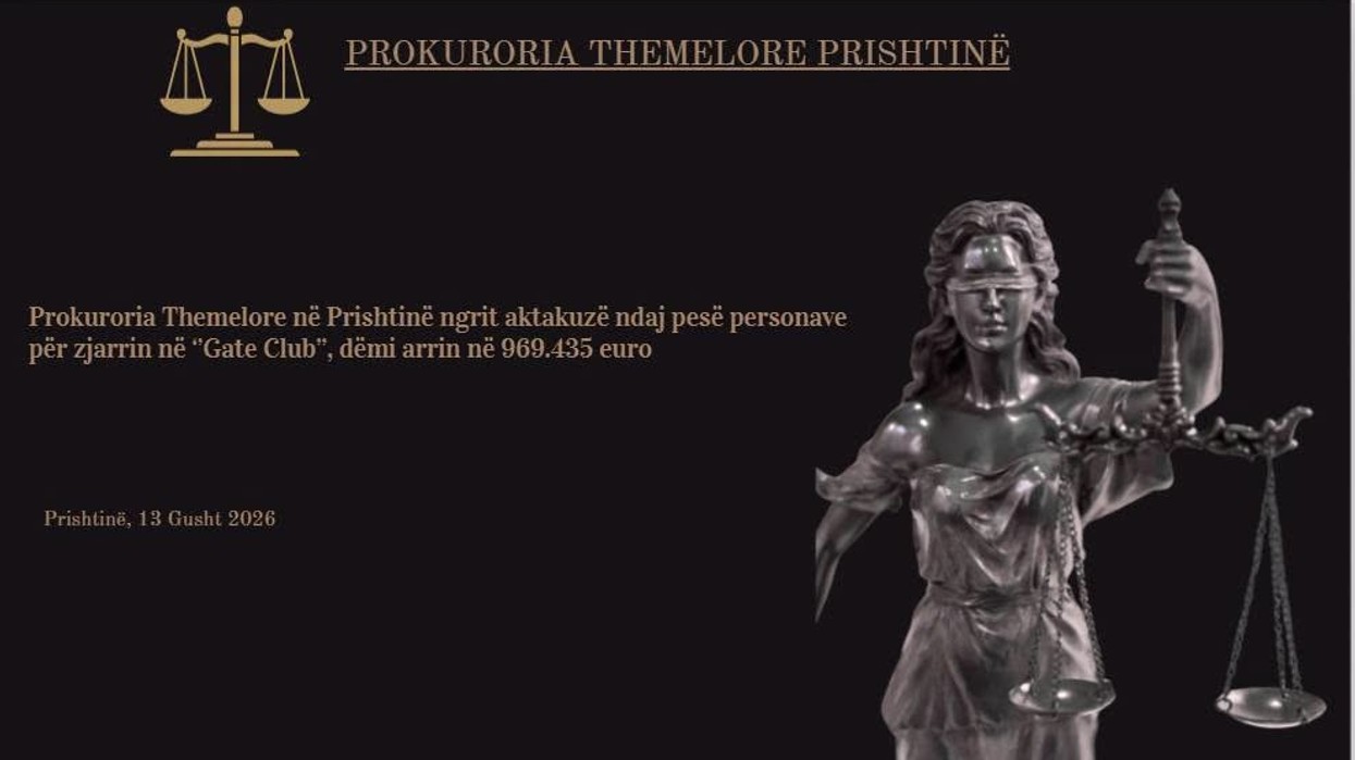 Prokuroria ngrit aktakuzë ndaj pesë personave për zjarrin në “Gate Club”, dëmi ishte mbi 969 mijë euro