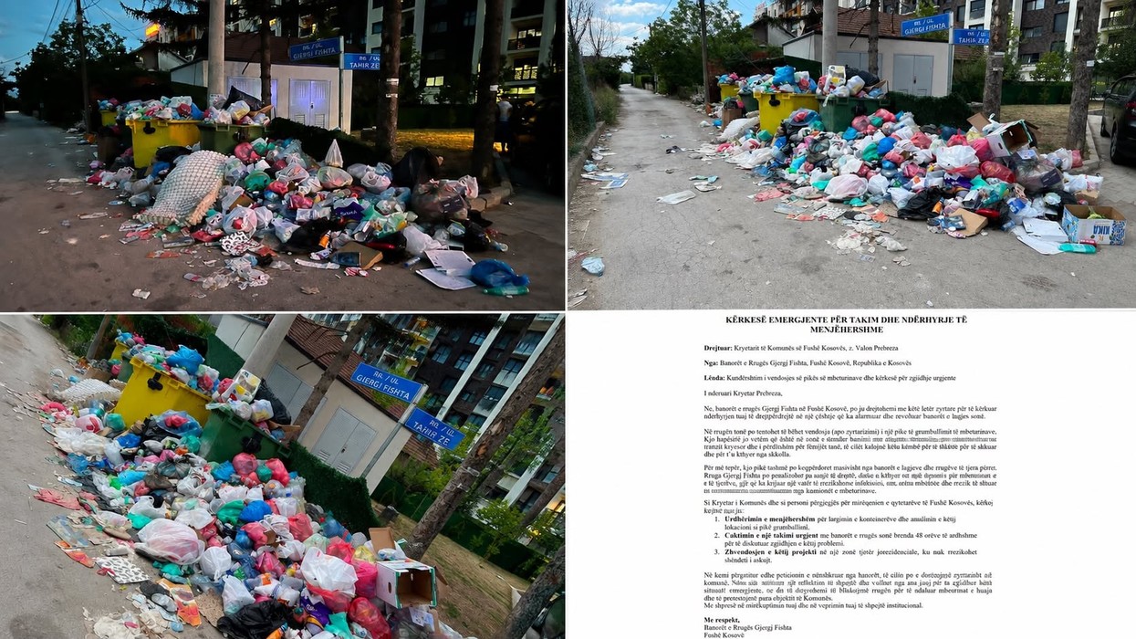Gjendje serioze me mbeturina në Fushë Kosovë, banorët kërkojnë ndërhyrje - flasin nga Komuna